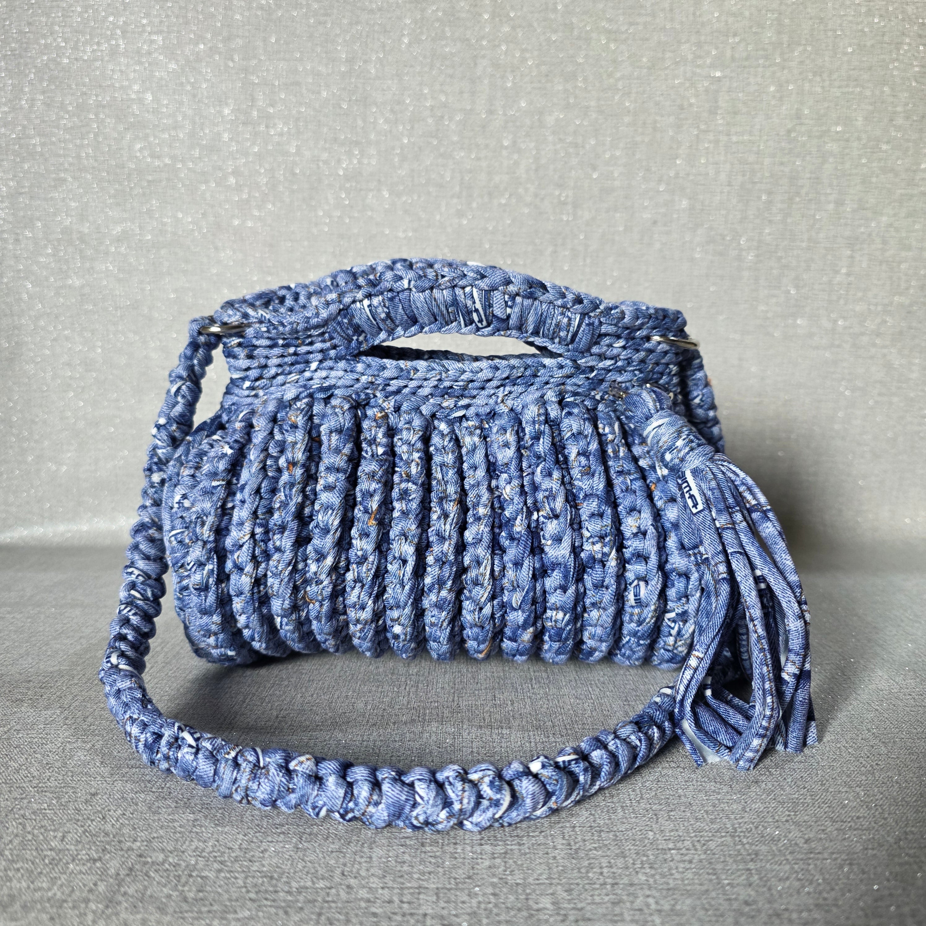 Borsa bauletto jeans
