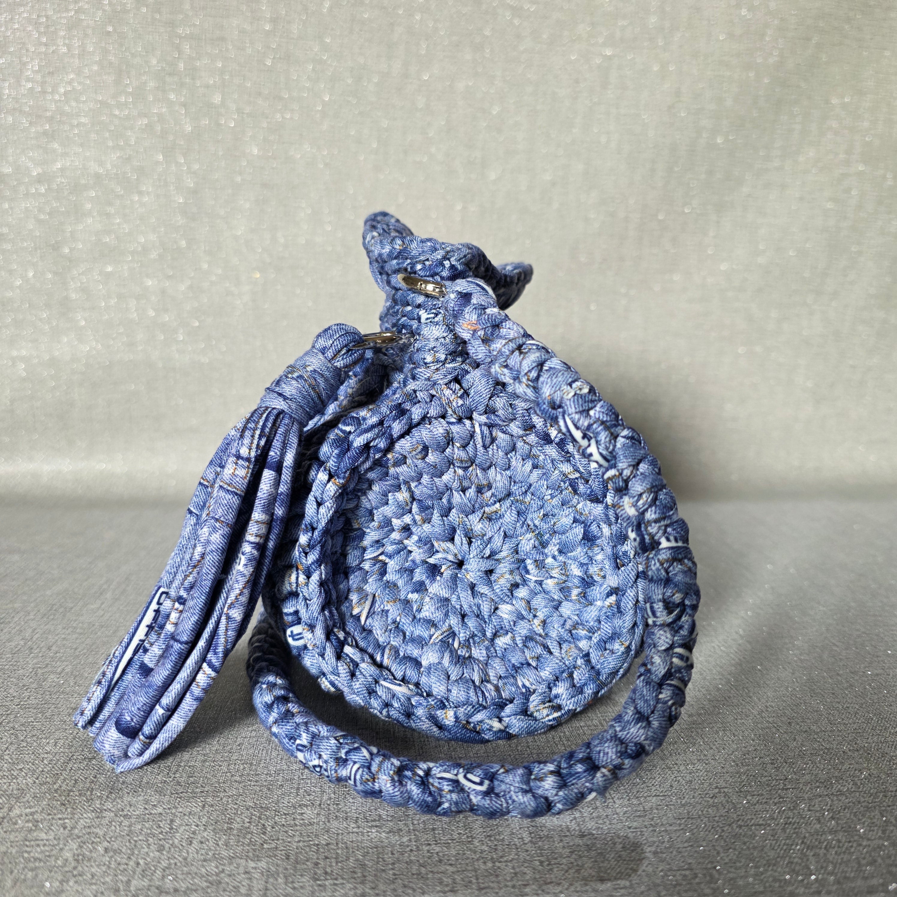 Borsa bauletto jeans
