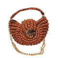 Minibag conchiglia marrone