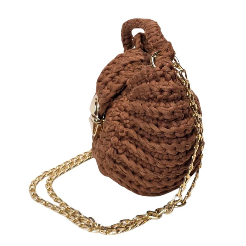 Minibag conchiglia marrone